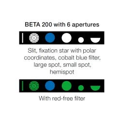 HEINE BETA 200 LED Ophthalmoscope apertures