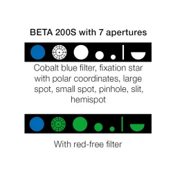 HEINE BETA 200S LED Ophthalmoscope apertures