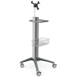 HAEBERLE bravo tablet and iPad cart with storage basket