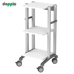 HAEBERLE doppio equipment cart with 3 shelves