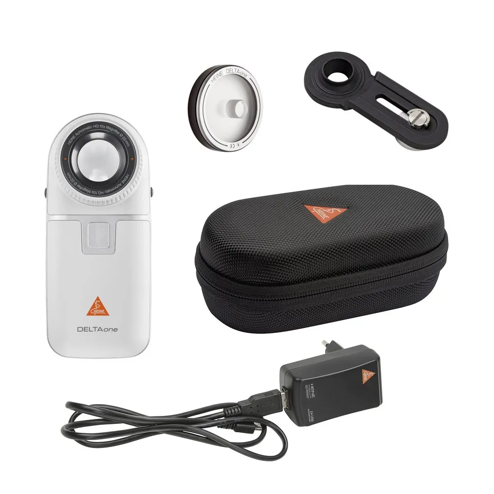 HEINE DELTAone Dermatoscope white Edition Set