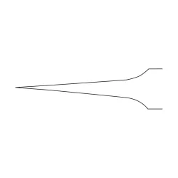 Aesculap MUELLER micro dressing tweezer, straight