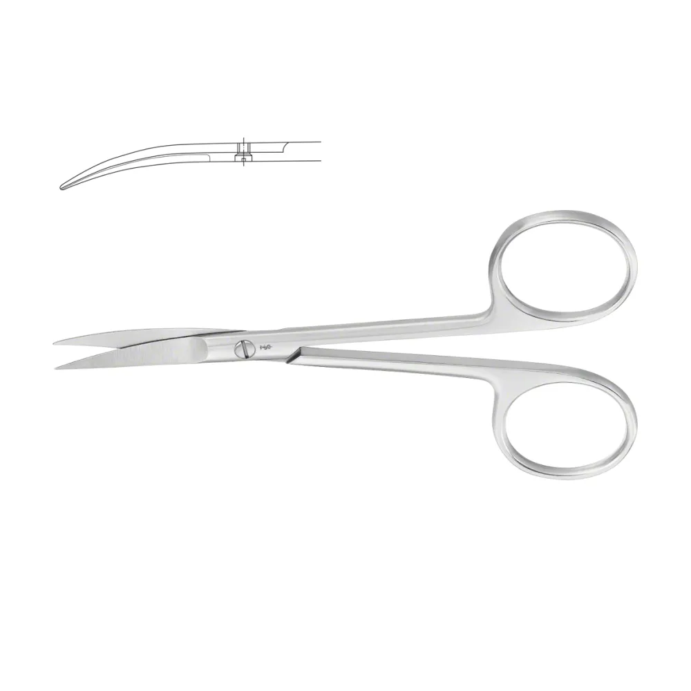 Aesculap Iris Scissors, curved, sharp, 120 mm