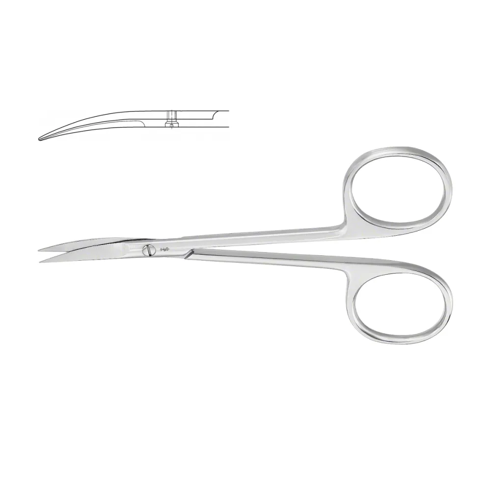 Aesculap Iris Scissors, curved, sharp, 115 mm Aesculap Iris Scissors, curved, sharp, 115 mm