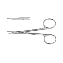 Aesculap Iris Scissors, straight, sharp, 110 mm