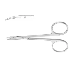Aesculap Delicate Scissors, curved, sharp, 110 mm