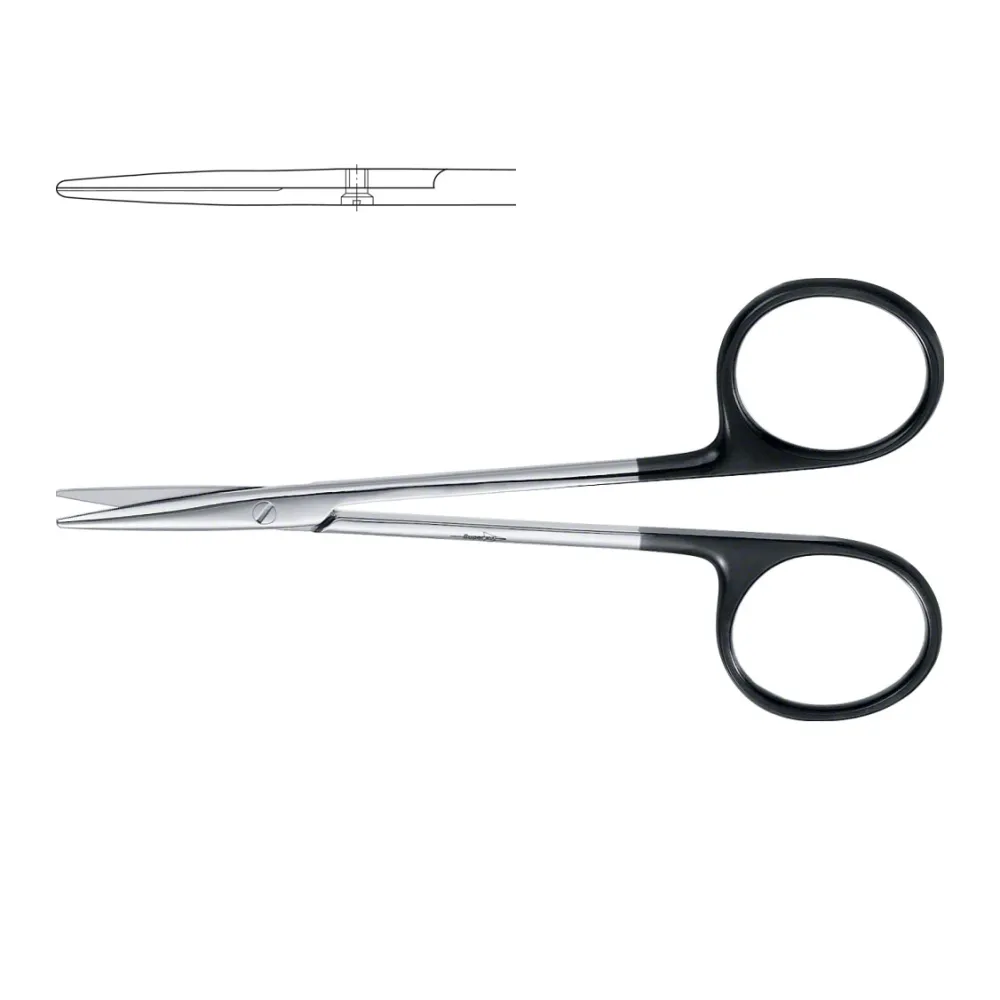 Aesculap SUPERCUT Strabismus Scissors, wave cut, blunt 115 mm Aesculap SUPERCUT Strabismus Scissors, wave cut, blunt 115 mm
