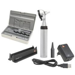 HEINE BETA 200 LED otoscope Set with rechargeable handle in case