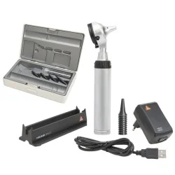 HEINE BETA 200 LED otoscope Set with rechargeable handle in case