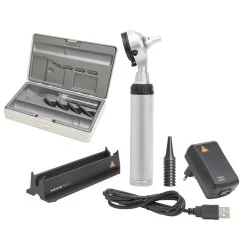 HEINE BETA 200 LED otoscope Set with rechargeable handle in case