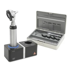 HEINE BETA 200 LED otoscope Set with table charger in case