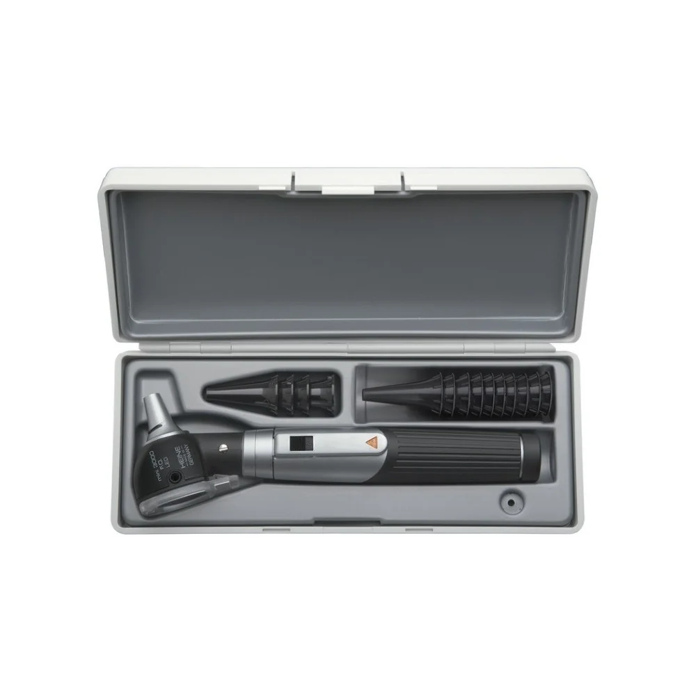 HEINE mini 3000 LED F.O. otoscope in hard case