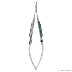 Aesculap Müller micro needle holder, curved, 14.5 cm