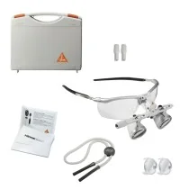 HEINE HR 2.5x|340 binocular loupes on S-FRAME