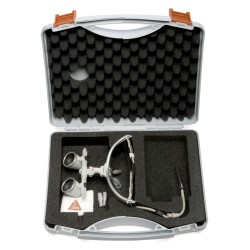 HEINE HR 2.5x|340 binocular loupes on S-FRAME