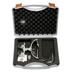 HEINE HR 2.5x|340 binocular loupes on S-FRAME