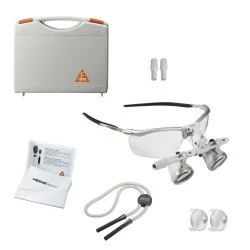 HEINE HR 2.5x|420 binocular loupes on S-FRAME