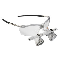 HEINE HR 2.5x|520 binocular loupes on S-FRAME