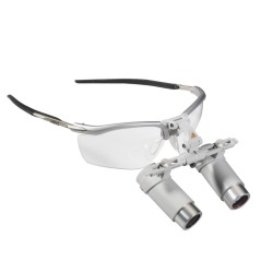 HEINE HRP 4x binocular loupes on S-FRAME