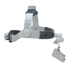 HEINE HRP 3.5x binocular loupes on headband