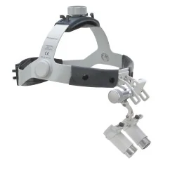 HEINE HRP 3.5x binocular loupes on headband