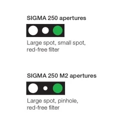 HEINE SIGMA 250 appertures