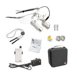 HEINE LoupeLight2 LED headlight Set with HRP 6x binocular loupes