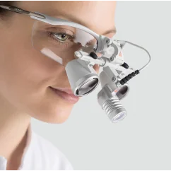 HEINE LoupeLight2 LED headlight Set with loupes HR 2.5x