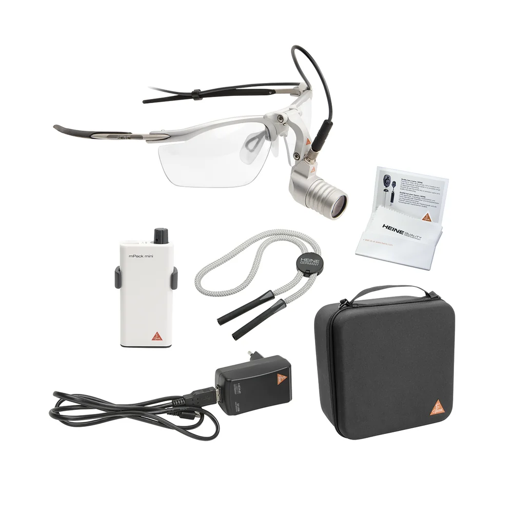 HEINE MicroLight2 LED headlight on S-FRAME