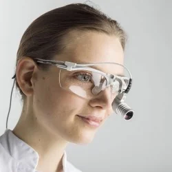 HEINE MicroLight2 LED headlight on S-FRAME