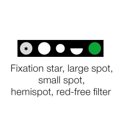 HEINE mini 3000 LED ophthalmoscope Apertures